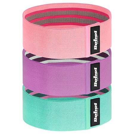 set 3 benzi elastice material textil rebel active